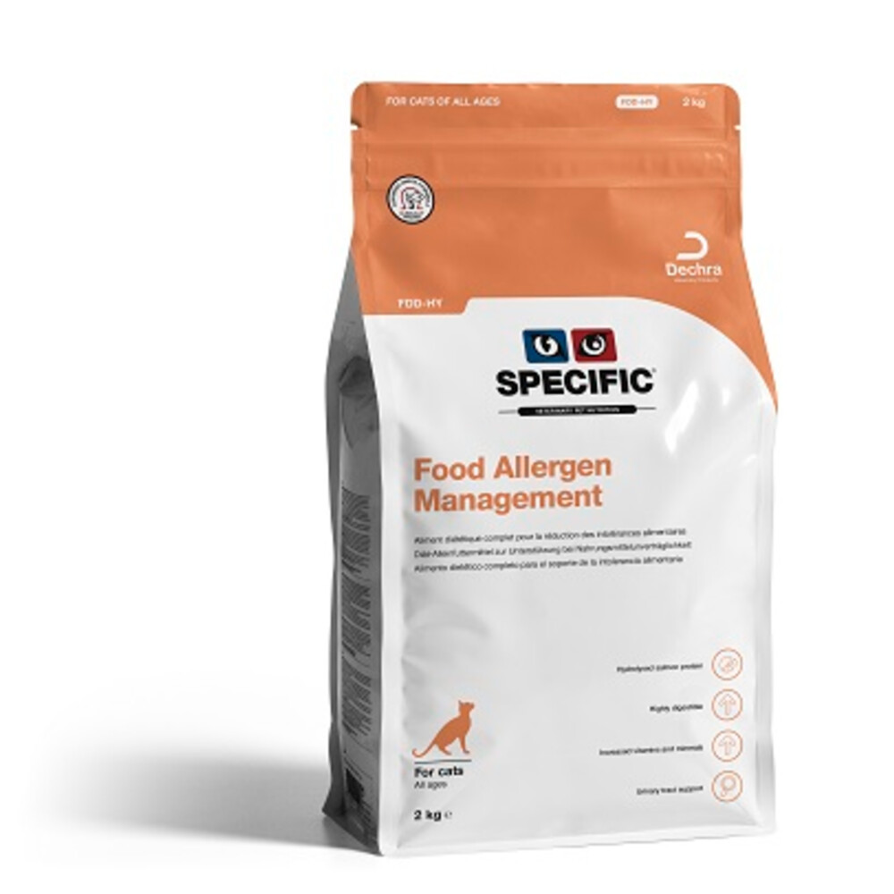 3x Specific FDD-HY Kattenvoer Food Allergen Management 2 kg