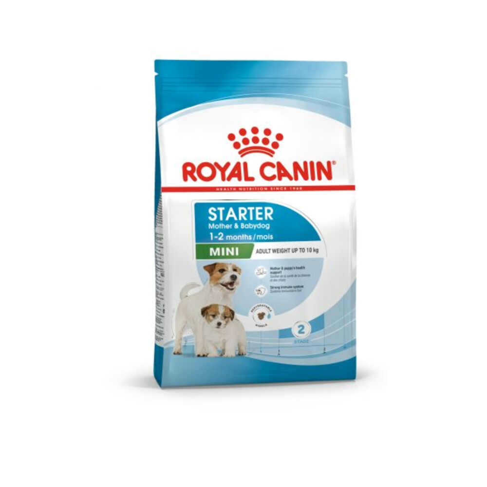 4x Royal Canin Hondenvoer Mini Starter Mother & Babydog 4 kg