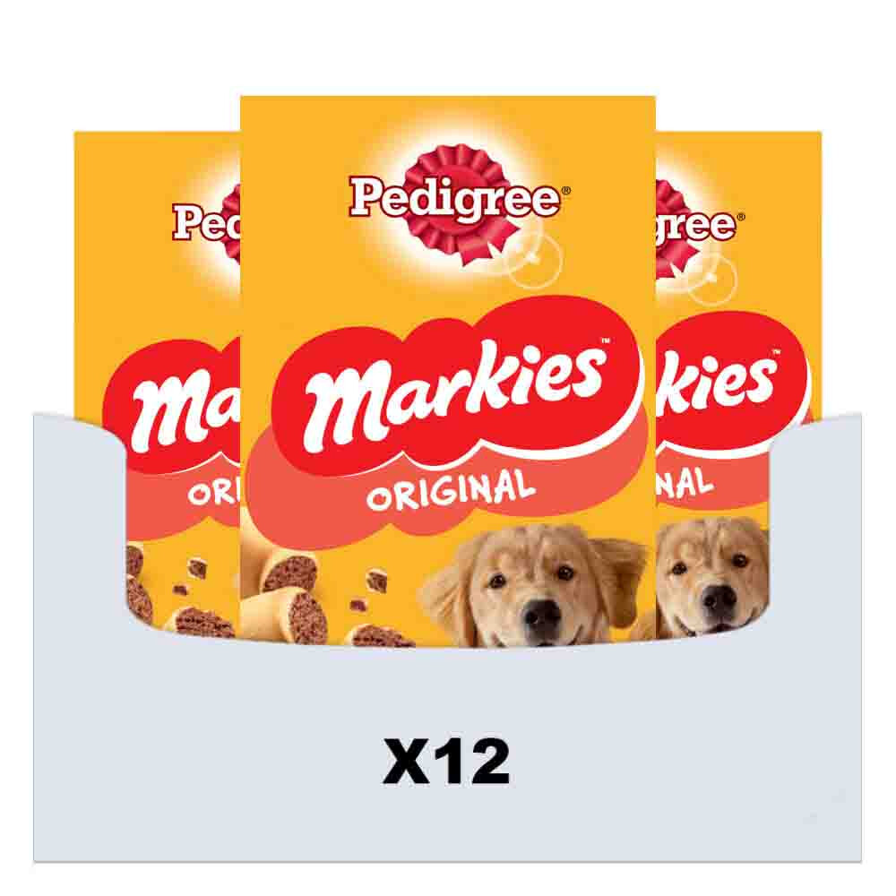 12x Pedigree Markies Original Hondensnacks Vlees 500 gr