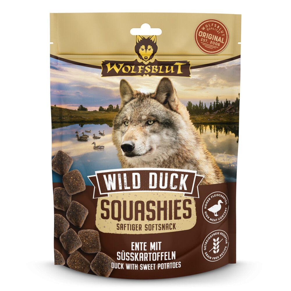 6x Wolfsblut Squashies Wild Duck 300 gr