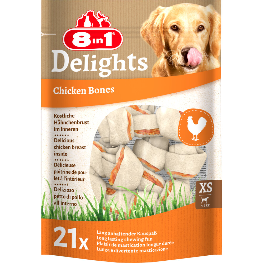 8in1 Delights Bone XS 21 stuks