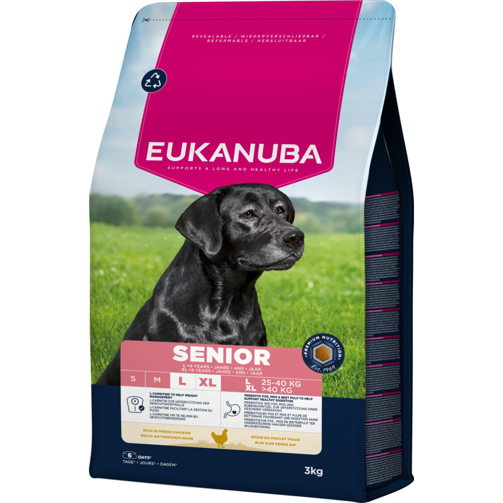 Eukanuba Hondenvoer Droog Life Care Dog Senior Large Kip 3 kg