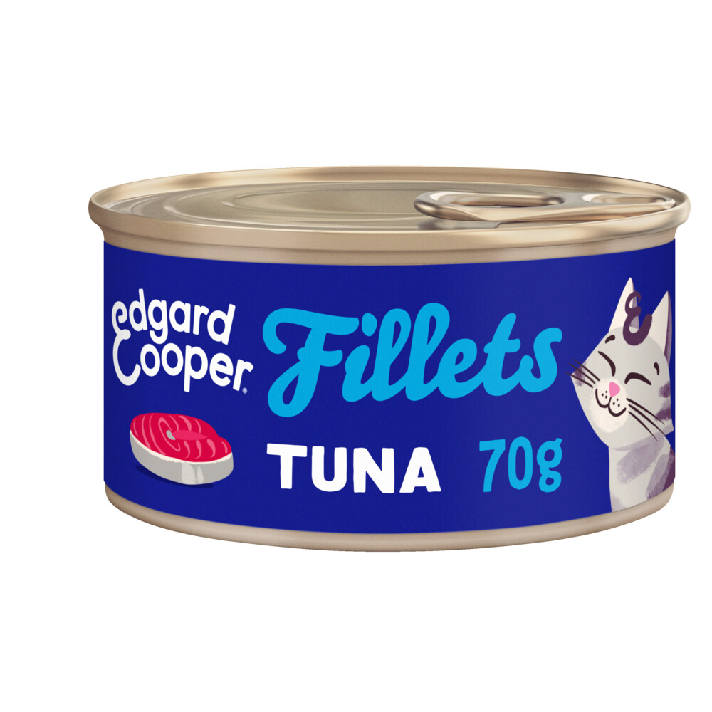 Edgard & Cooper Kattenvoer Fillets Tonijn 70 gr