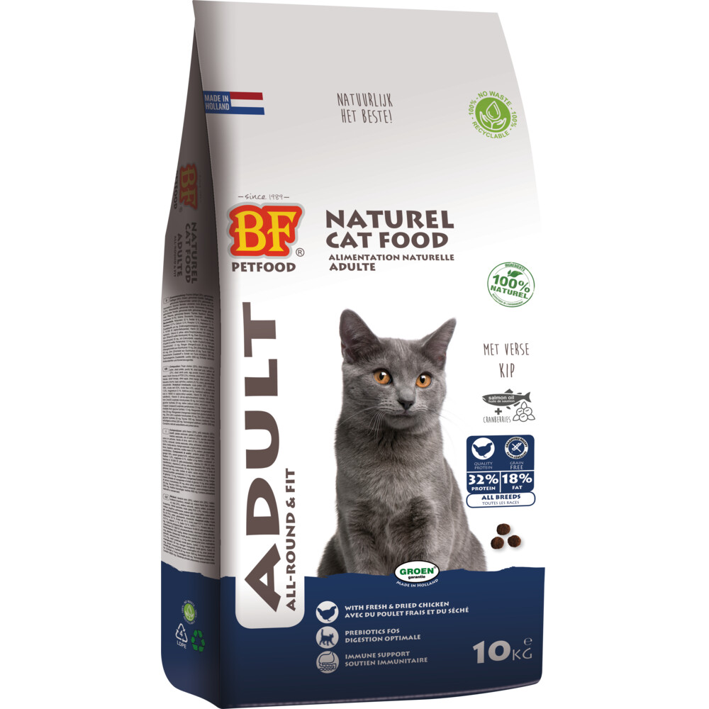 BF Petfood Kattenvoer Premium Adult Fit 10 kg