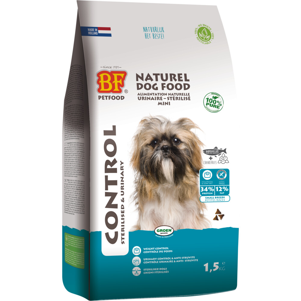 BF Petfood Small Breed Control Hondenvoer 5 kg