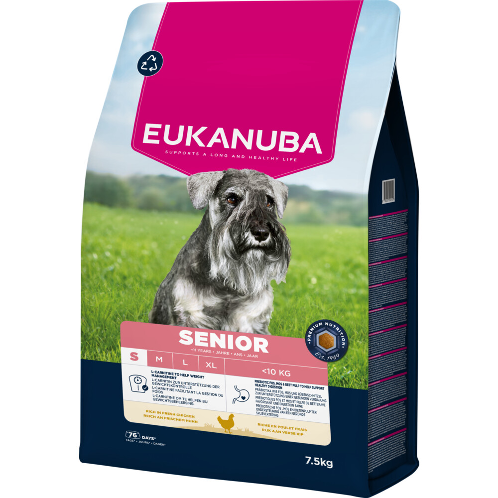 Eukanuba Hondenvoer Droog Life Care Dog Senior Small Kip 7,5 kg