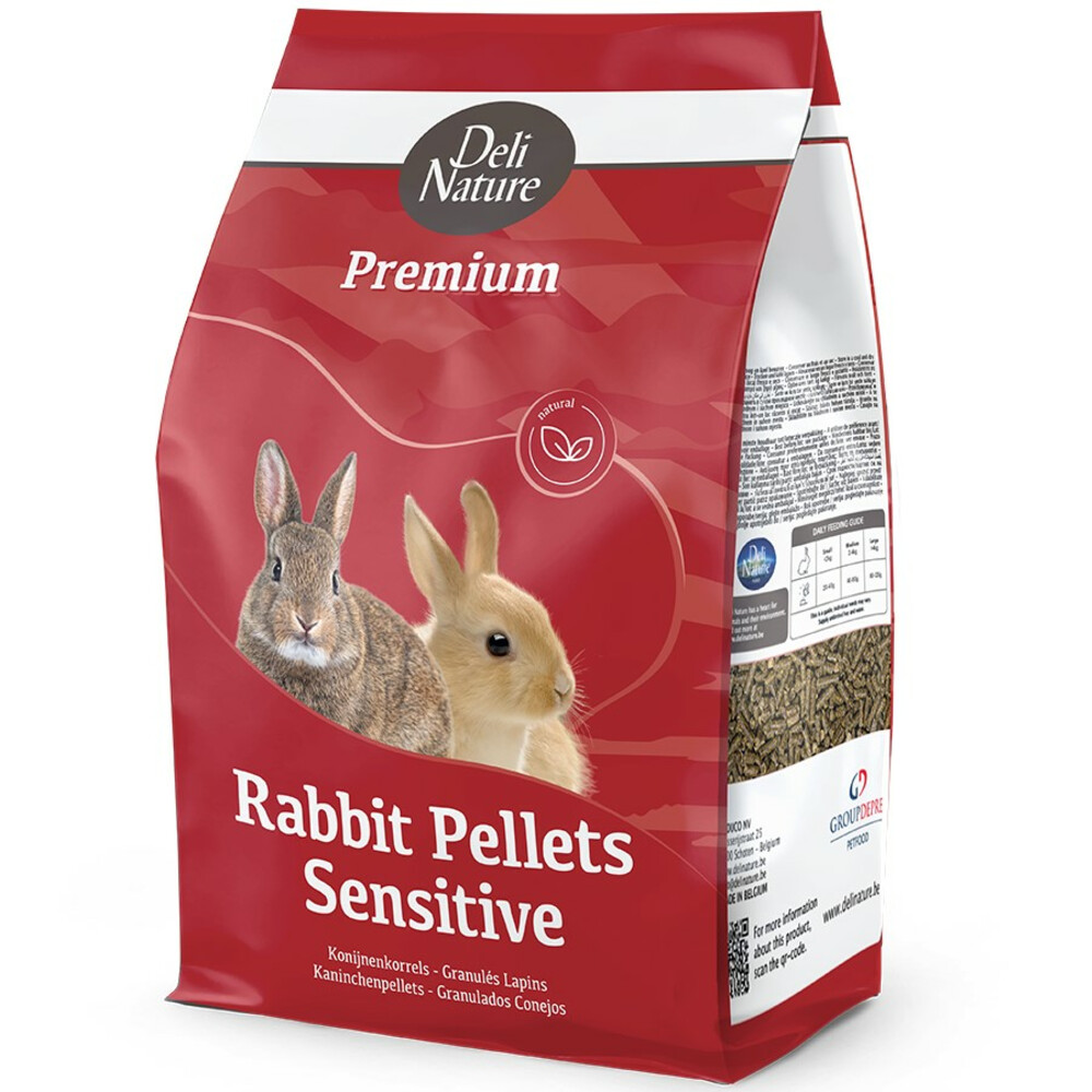 Deli Nature Premium Konijnenkorrels Sensitive 4 kg