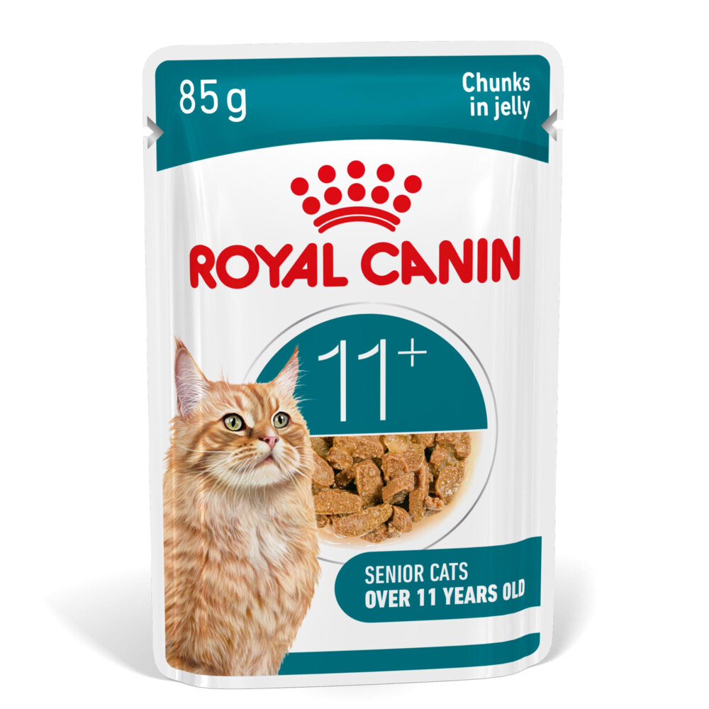 12x Royal Canin Kattenvoer Nat Jelly Ageing 11+ 85 gr