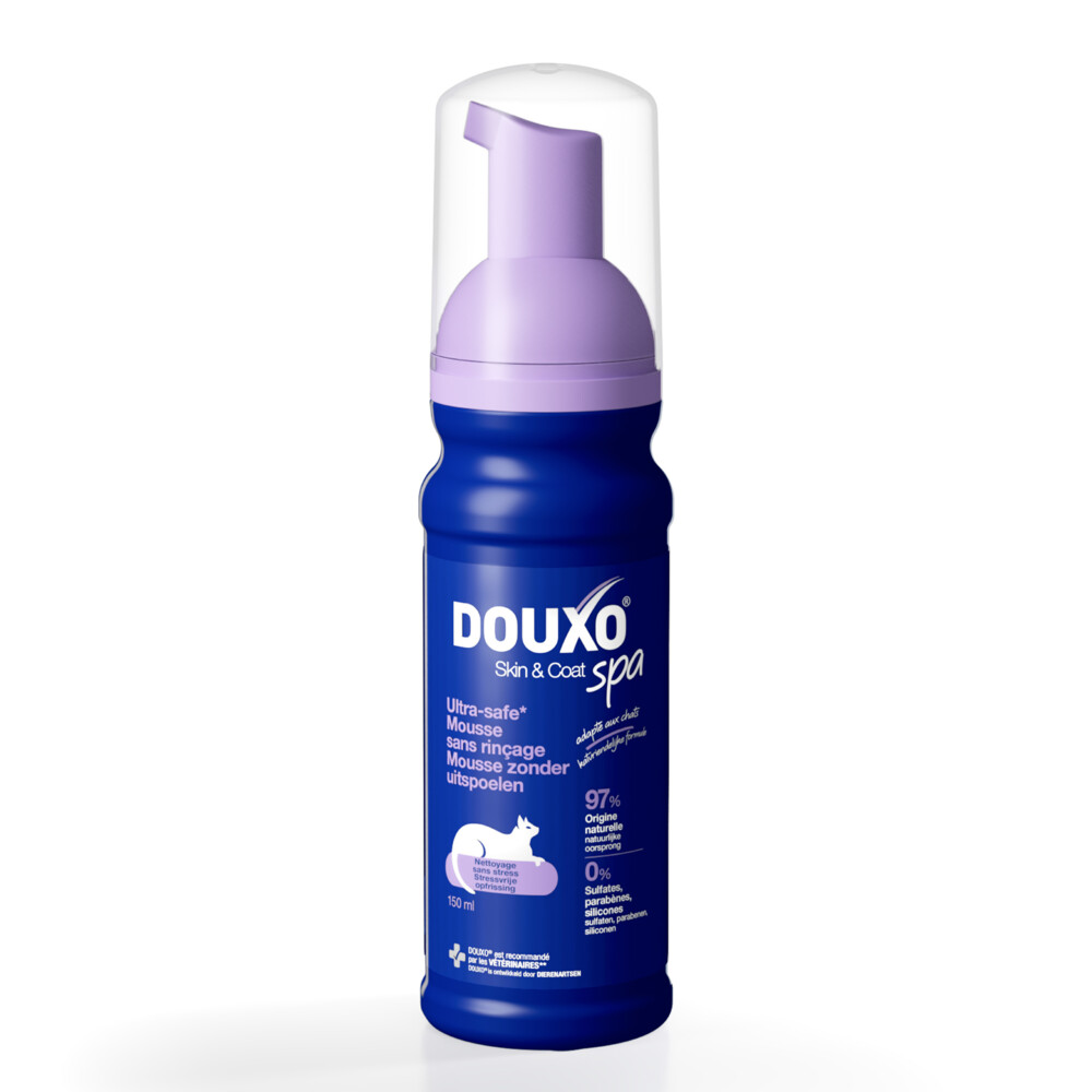 DOUXO SPA Mousse Zonder Uitspoelen Kat 150 ml