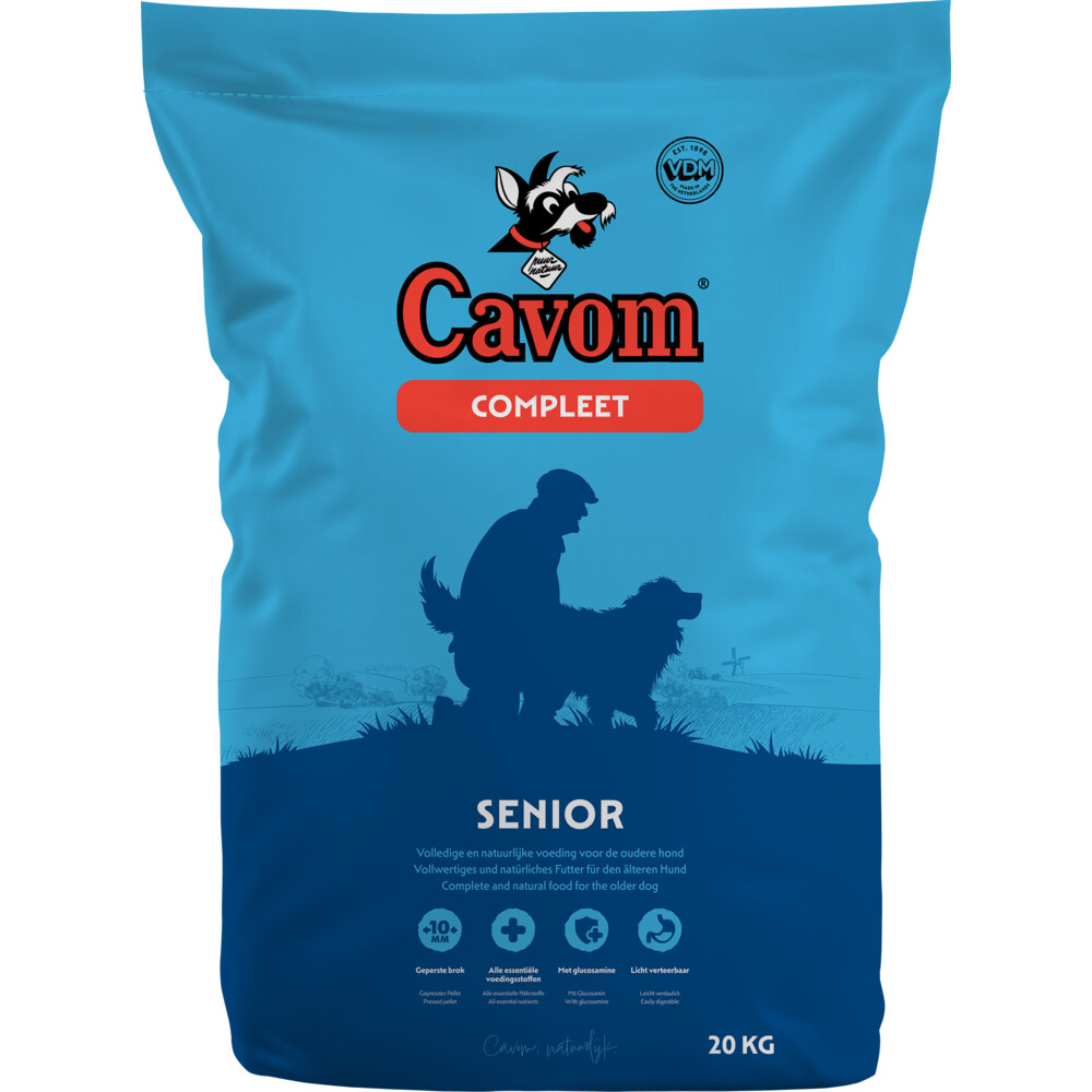 Cavom Hondenvoer Droog Compleet Senior 20 kg