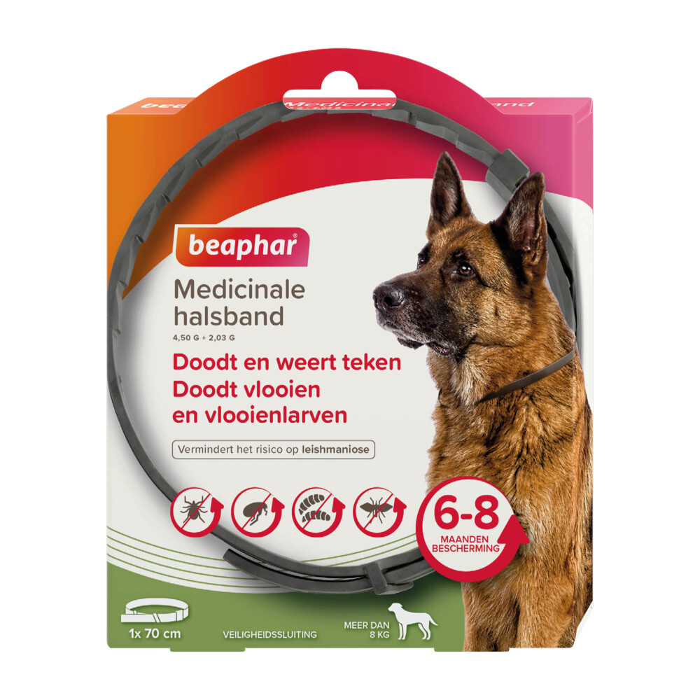 Beaphar Medicinale Halsband hond Vanaf 8 kg