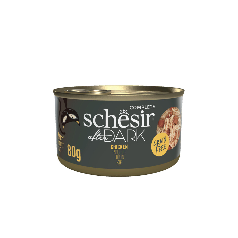 12x Schesir After Dark Bouillon Kip 80 gr