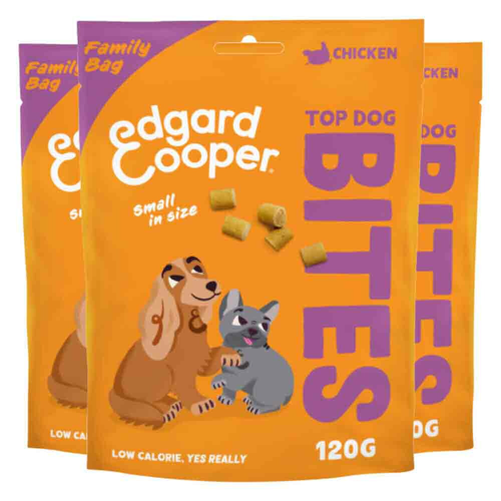 3x Edgard & Cooper Adult Bite S Kip 120 gr
