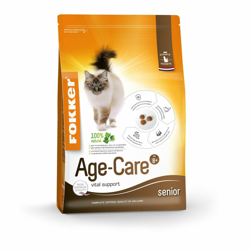Fokker Age Care Kattenvoer Gevogelte 2,5 kg