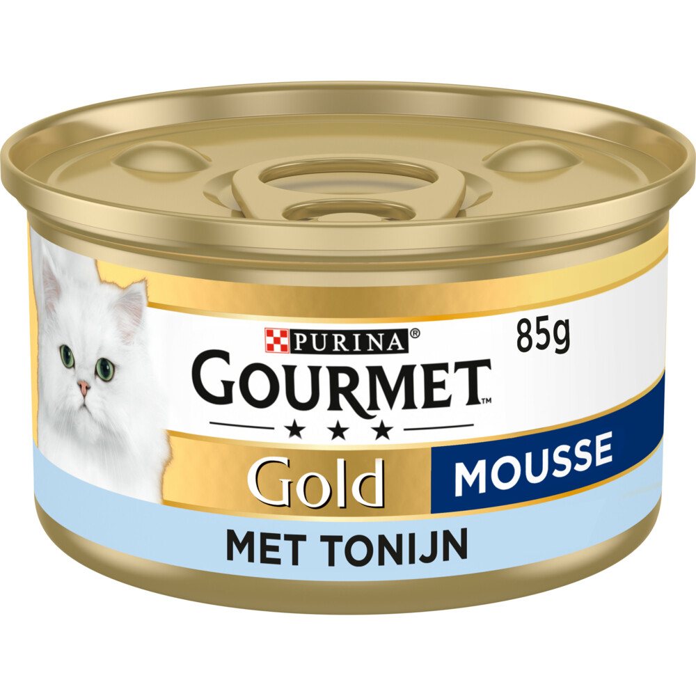 Gourmet Gold Kattenvoer Nat Mousse Tonijn 85 gr