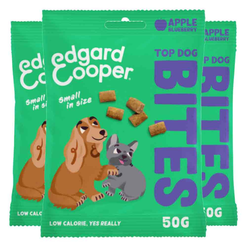 3x Edgard & Cooper Adult Bite S Appel 50 gr