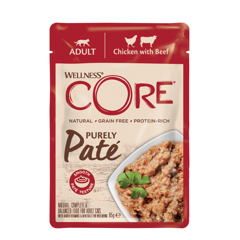 24x Wellness Core Purely Pate Chicken & Beef 85 gr