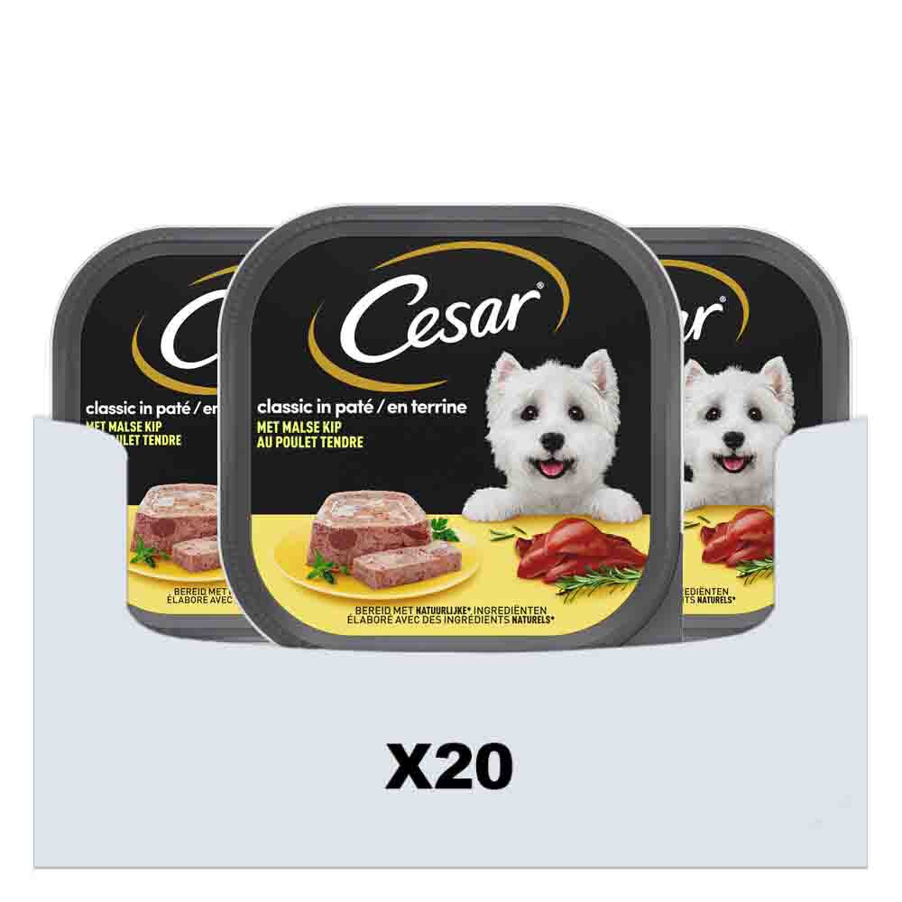 20x Cesar Alu Malse Kip 300 gr