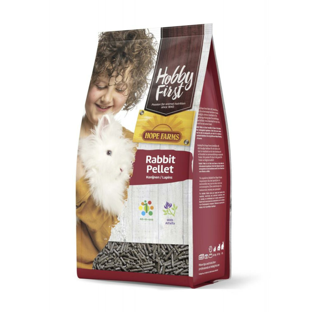 3x HobbyFirst Hope Farms Konijn Pellet 4 kg