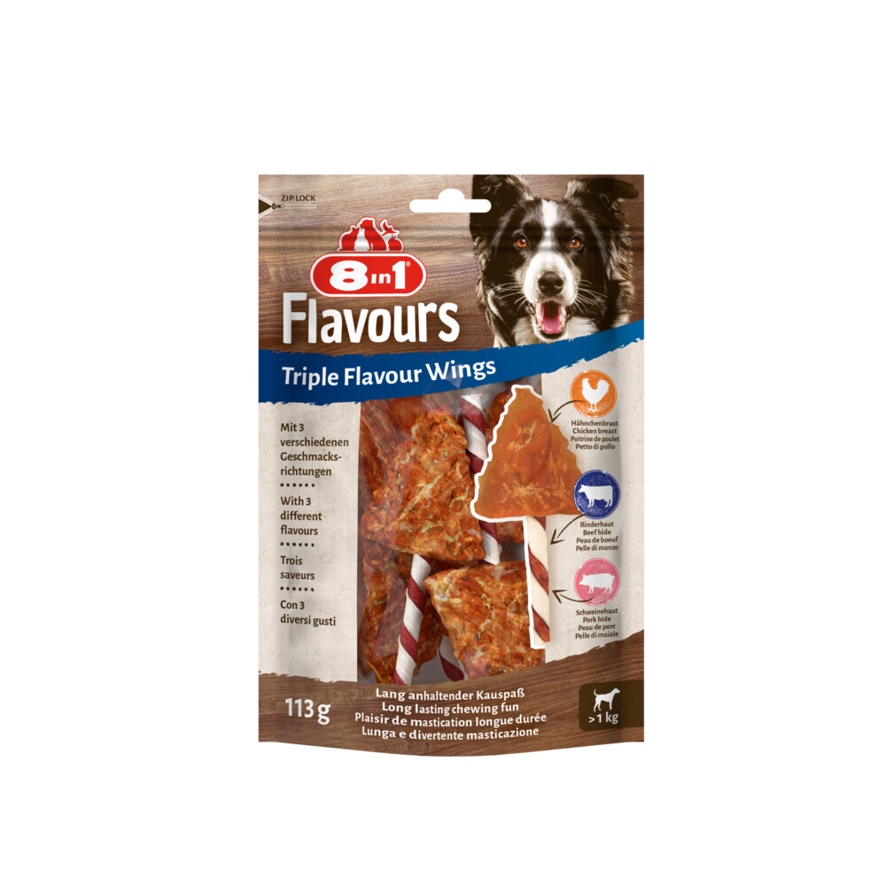 8in1 Triple Flavour Wings 6 stuks
