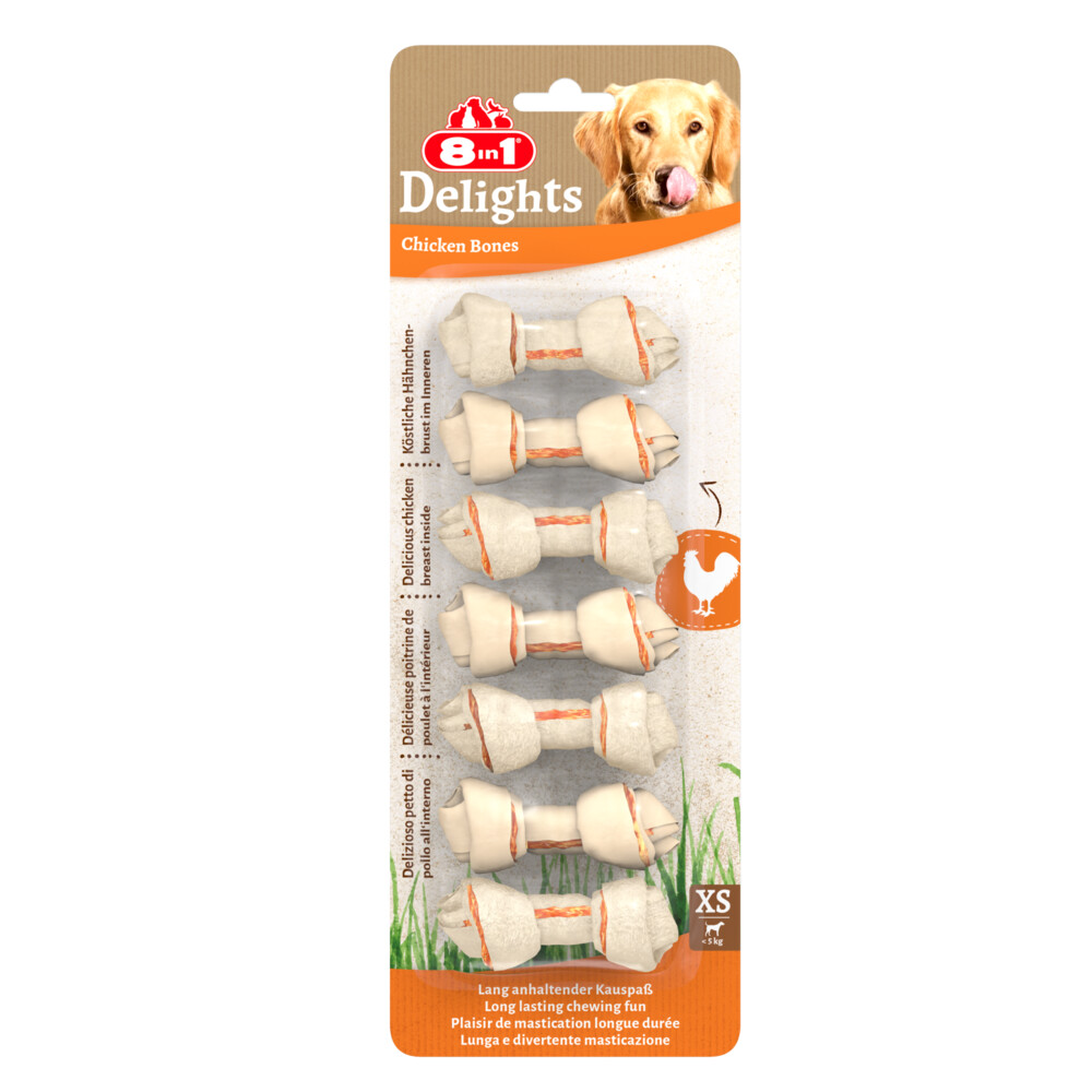 6x 8in1 Delights Bone XS 7 stuks