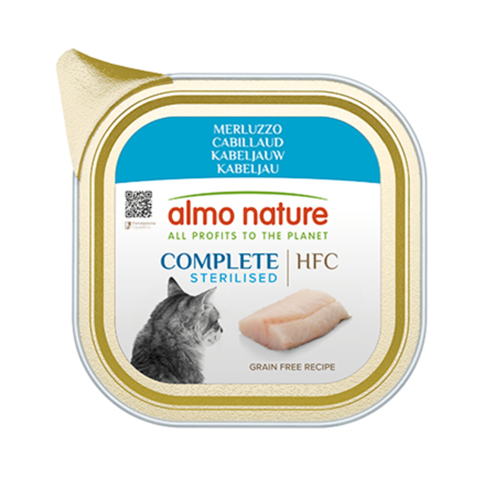 Almo Nature HFC Kattenvoer Nat Kabeljauw 85 gr