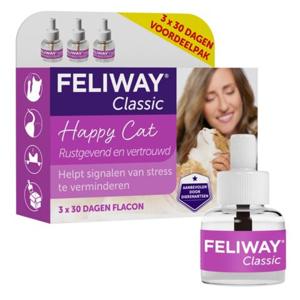 Feliway Classic Navulling 3 x 48 ml