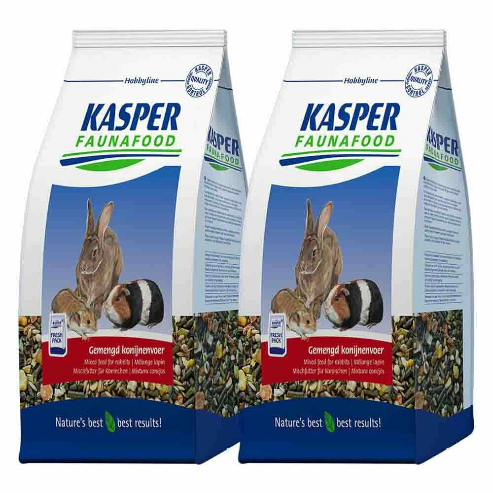 2x Kasper Faunafood Konijnenvoer Gemengd 3,5 kg