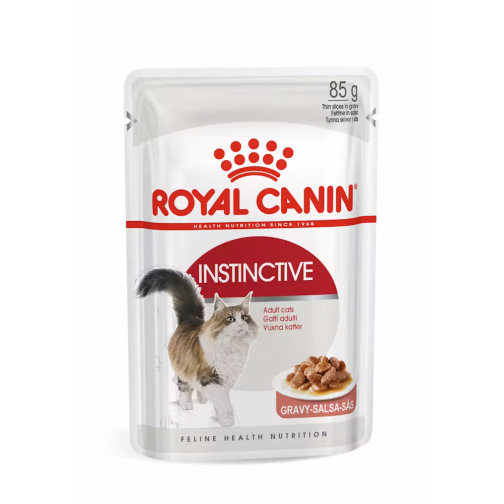 12x Royal Canin Instinctive Gravy Kattenvoer Nat Instinctive 85 gr