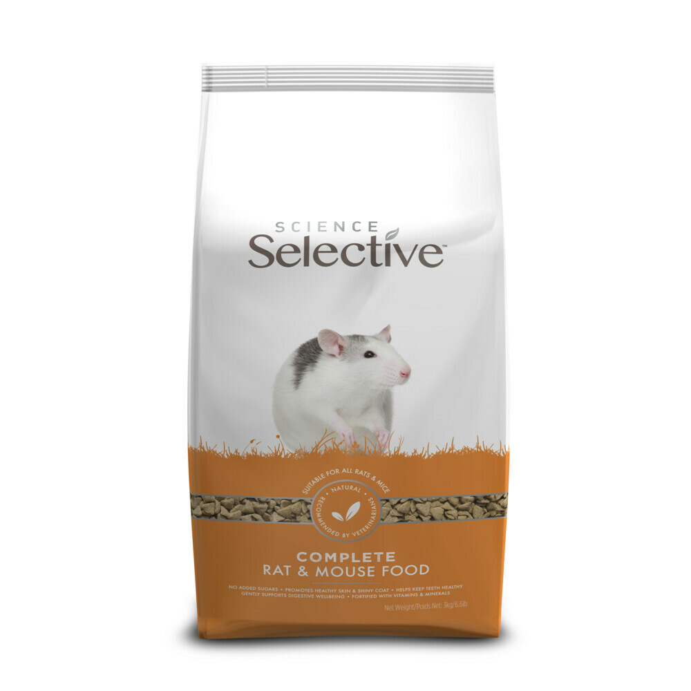 4x Supreme Science Selective Rat & Muis 1,5 kg